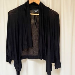 forever 21 flowy black cardigan (M)